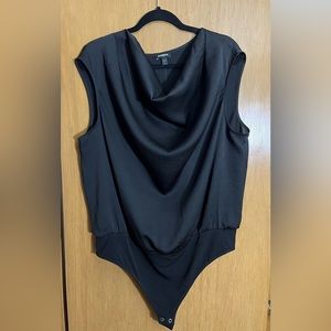 Express Black T-shirt Bodysuit